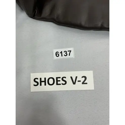 Laura Scott Womans Pullon Midcalf Boots 8.5 M Lined Flat Heel Brown