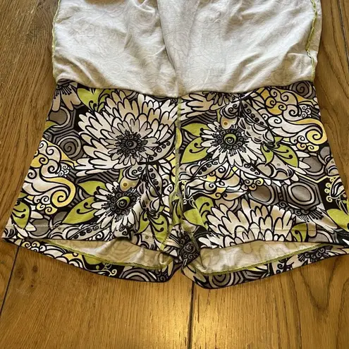 prAna  Floral Skort Womens Size Medium Colorful Beach Athletic Athleisure Casual