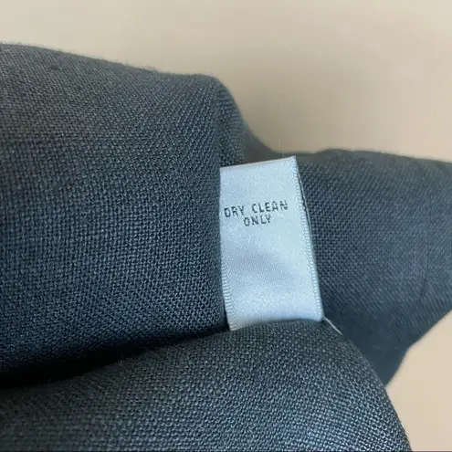 Amanda Smith NEW 100% Linen Black Shift Dress Size 8 Petite Career Modern