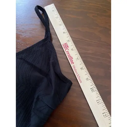 Sun & Sea One Piece Black Bathing Swim Suit Small (4/6) Raised Design Lake House