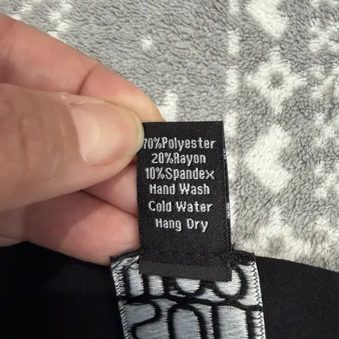 Clara Sun Woo Black Pull On Center Sean Kick Ankle Slit Pant Small