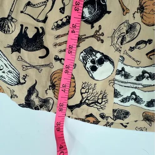 Unique Vintage  Magnolia Place Halloween Retro Rockabilly Swing Dress Sz L