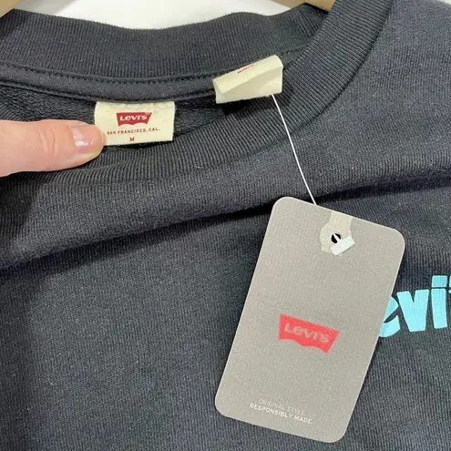 Levi's NWT  Women's Vintage Crew Neck Graphic Long Sleeve Sweatshirt