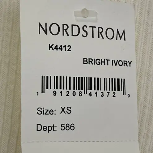 Madewell NWT  Texture & Thread Front Knot Ribbed Jacquard Top Size XS - Image 5