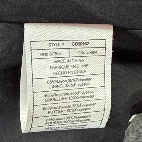 Cupcakes And Cashmere Fernando Jacket Small Black White Houndstooth Preppy