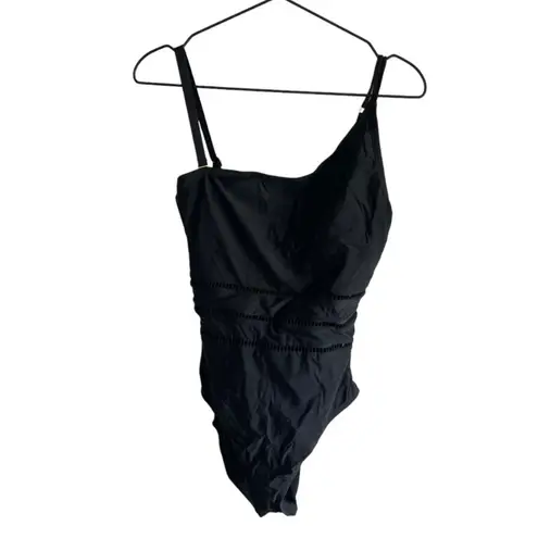 Bleu Rod Beattie One Shoulder Swimsuit - Behind the Seams Black 14 - Image 4