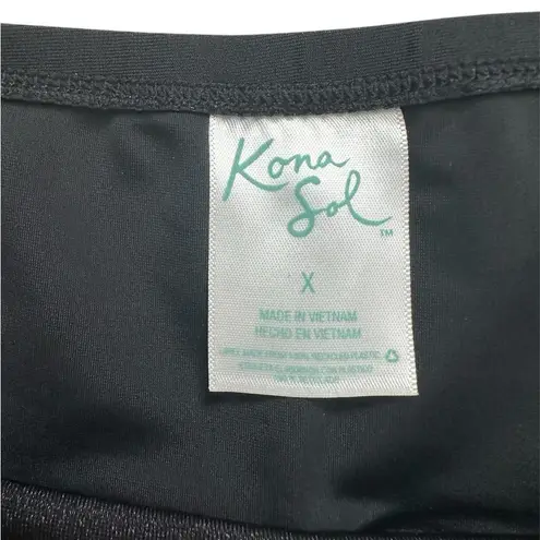 Kona Sol  women’s black swimsuit‎ short