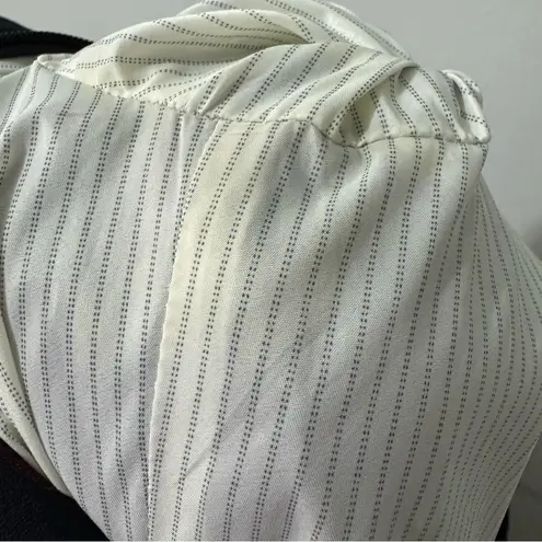 Veronica Beard Carter Cutaway Striped Dickey Single Button Blazer Navy Red 6 - Image 16