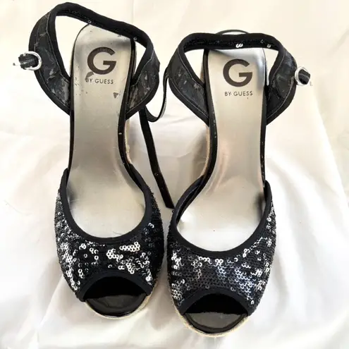 G by Guess | Lagria Wedges | Black | Size 9.5