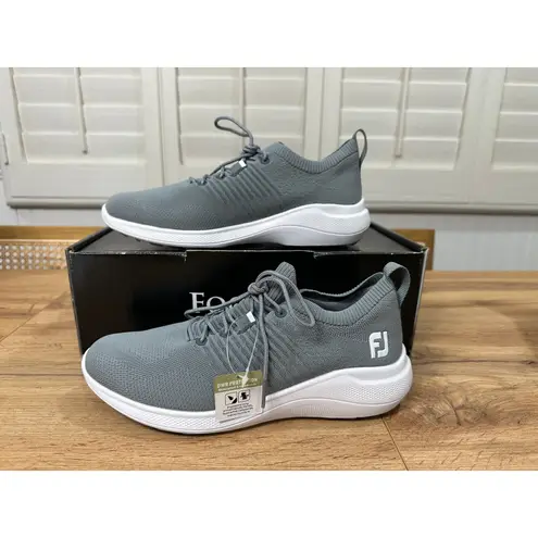 FootJoy Women's Flex XP Golf Shoes Performance Knit Mesh Grey Size 9 NIB