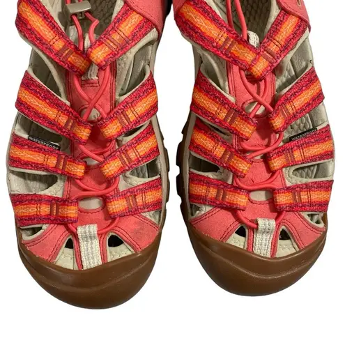 Keen Newport H2 Coral Safari Waterproof Anti Odor Sandals Women 10 Hiking Shoes