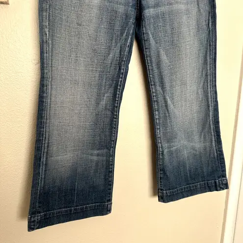 7 For All Mankind Sz 32  Capris Jean Denim