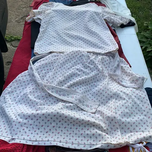 Vintage skirt and blouse set Size M