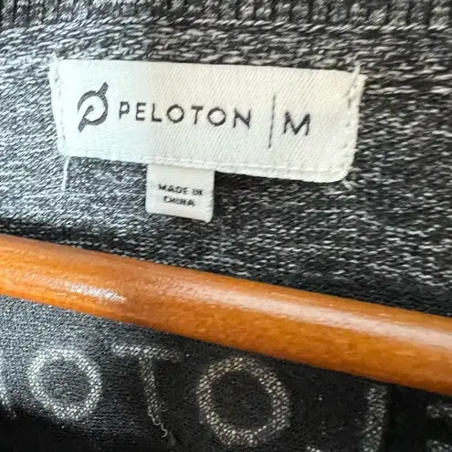 Peloton brushed gray crew neck oversized soft sweatshirt pullover size medium