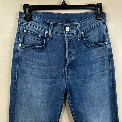 MOTHER Jeans The Tomcat Ankle in A Night in Havana Womens 27 Blue Straight Leg