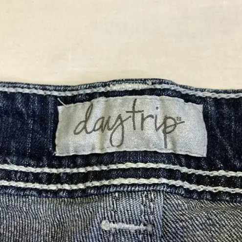 Daytrip  Women's Virgo Tailored Bootcut Stretch Denim Blue Crop Jeans Size 27 #‎