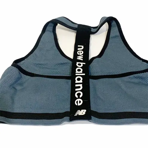 New Balance  Size XL Blue Racerback Spellout Bra