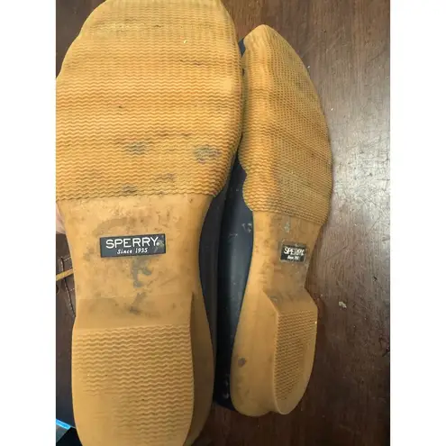 Sperry  top siders saltwater waterproof duck boots women's 5