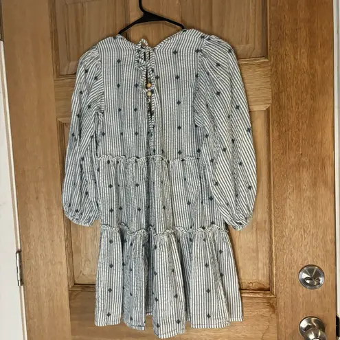 Blue Island Striped Coverup size S