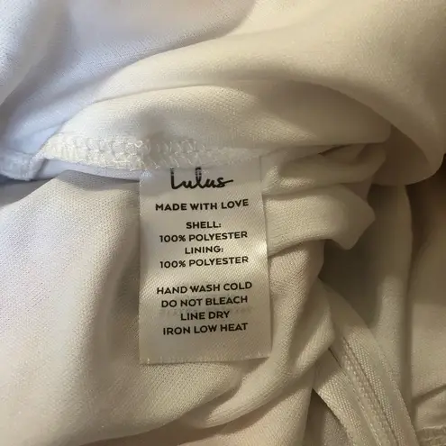 LULUS Side Slit Floral Wide Leg Pants Size M Size M