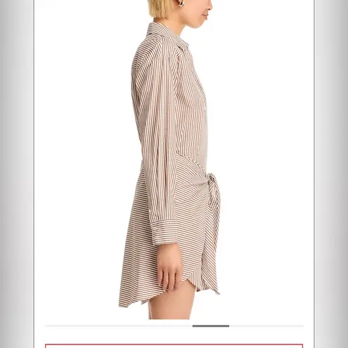 Veronica Beard NWT Roanoke Striped Shirtdress Sz 8