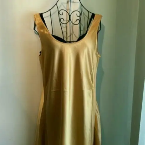 Acne Studios Satin slip dress Gold US 10