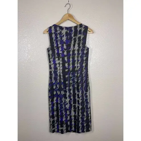 Hugo Boss BOSS 2 Dimona Sheath Dress Abstract Print Sleeveless