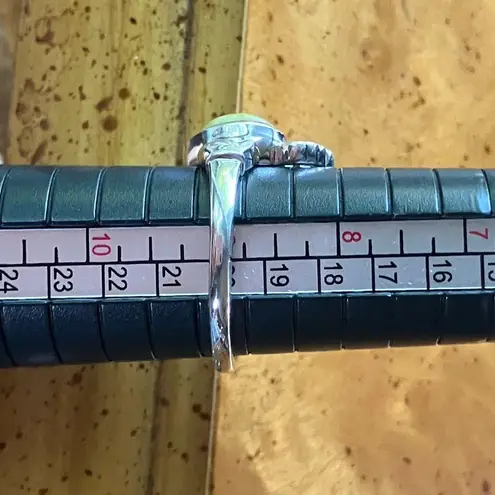 Natural Connemara Marble Sterling Silver Claddagh Ring Size 9