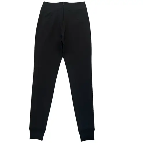 Stella McCartney Black Stretch Zip Cuff Panelled Ponte Pants IT 42 US 6-8