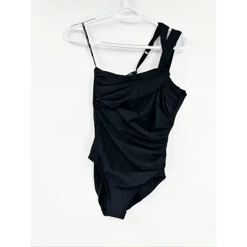 MiracleSuit Black Rock Solid Europa Underwire One Piece Swimsuit Size 8