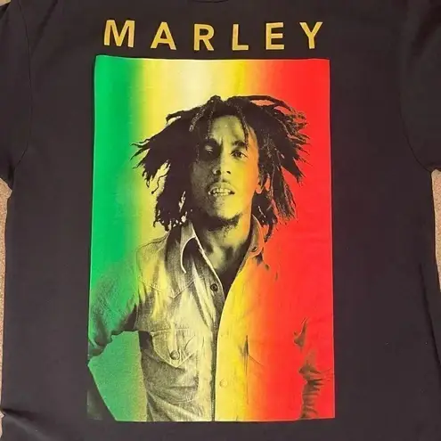 ZION Rootswear Unisex “Marley” Graphic Cotton Short Sleeves SZ XL Black
