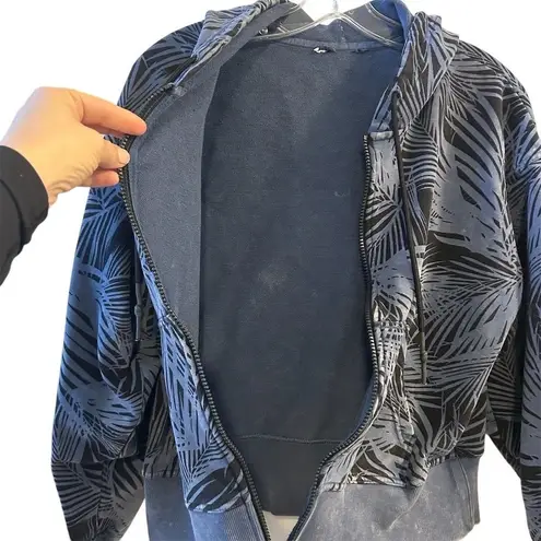 JoyLab Women's Floral Full Zip Hoodie Jacket Size M Multicolor Casual