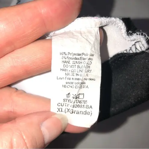 Love j USA Emoji Cropped Long Sleeve Top Polka Dot Size M/L