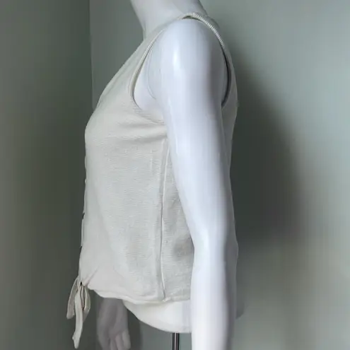 Madewell  Texture & Thread Button-Front Tie Tank Top XS - Image 3