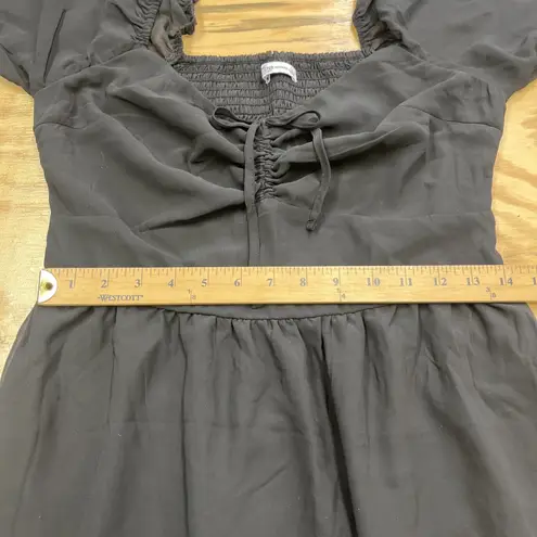 Hollister  Y2K Babydoll Dress Womens Large Goth Dark Whimysgoth Grunge Witchy