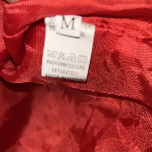 Women’s Red lightweight Puffer Hoodie Jacket(Size Medium)