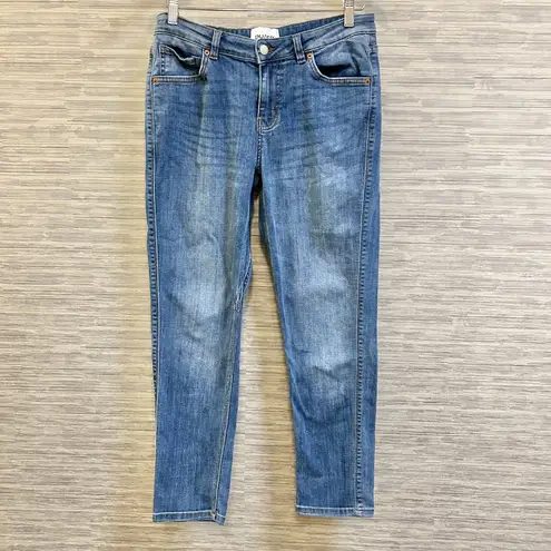 DU/ER Women's Performance Denim Girlfriend Jeans in Vintage Light Stone 28x28 Blue Size 28