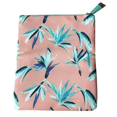 Rachel Pally NWT reversible Tropical clutch pink and green