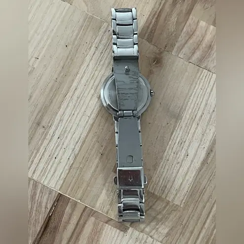 Bulova Ladies Watch Crystal Embellishments Pearl Dial Crystal Markers