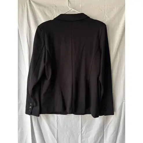 NYDJ Ponte Blazer in Black Size Large