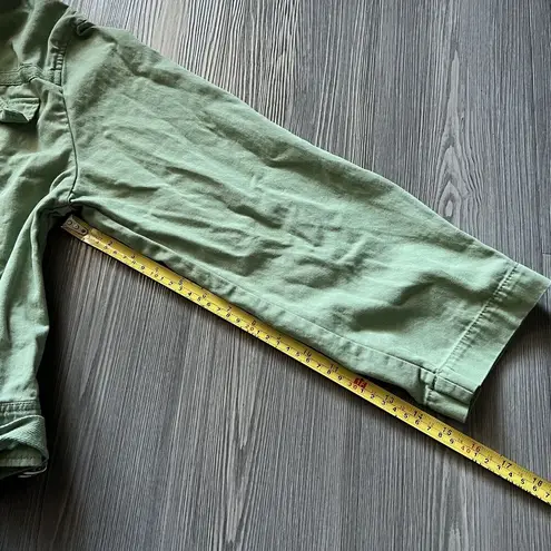 Treasure & Bond Jacket Womens Small Cotton Green