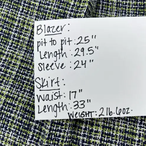 Vintage 18W J.G. HOOK 2 Piece Suit 80's | Jacket & Pleated Skirt Plaid Tweed Black