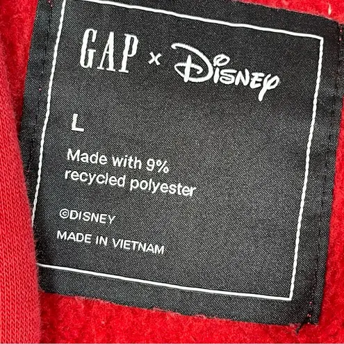 Gap  Red Hoodie with Disney Characters SZ L