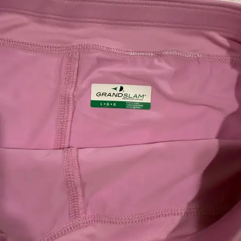 Grand Slam Performance Women’s Pink & Back Print Tennis Athletic Skort Large