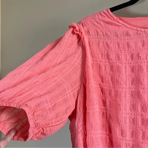 Rewind  Coral Tiered Ruffled Sundress thumbnail 2