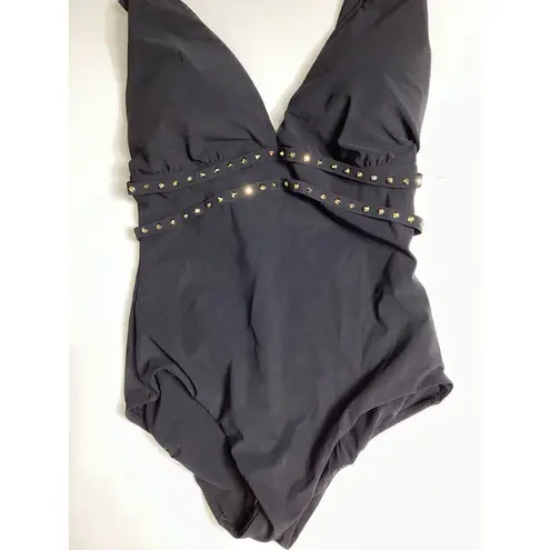 New..Miracle suit sexy black swimsuit. Size 6