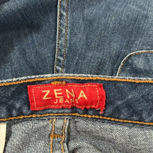 ZENA Vintage Y2K Capri Wide leg patch pocket jeans size 12