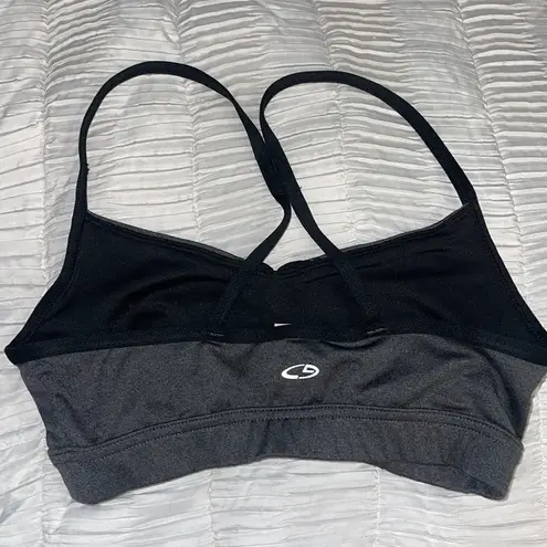 Champion Grey and black  sports bra