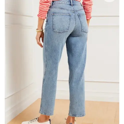 Talbots  high waist straight ankle jeans, Newport Wash, light wash Size, 8