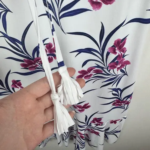 Tommy Bahama Oasis Blossoms Hi Neck Spa Dress Large Floral Stretch Beach Resort